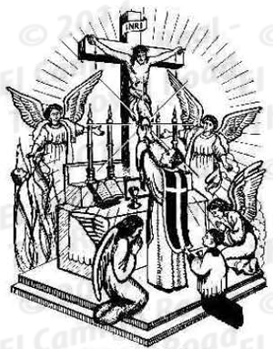 Rubber Stamp - Holy Sacrifice of the Mass (image for) Rubber Stamp - Holy Sacrifice of the Mass